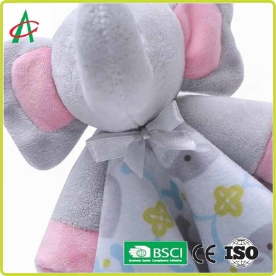 Soft Newborn Baby Teddy Blanket Comforter Elephant Comfort Blanket