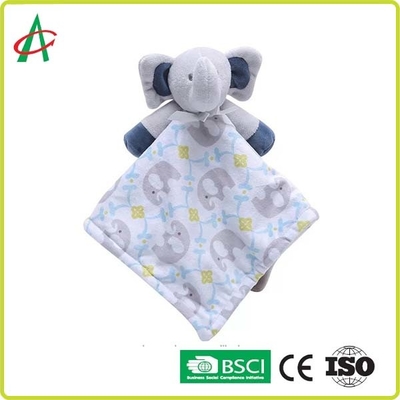 Soft Newborn Baby Teddy Blanket Comforter Elephant Comfort Blanket