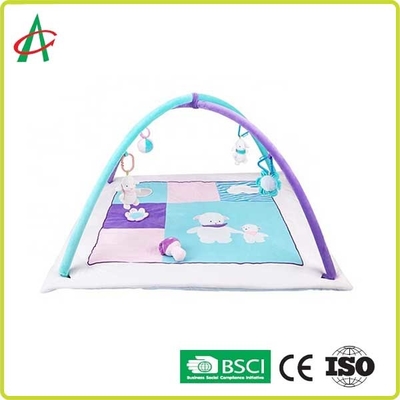 100% Polyester Washable Portable Baby Activity Play Gym Mat Infant Toddlers