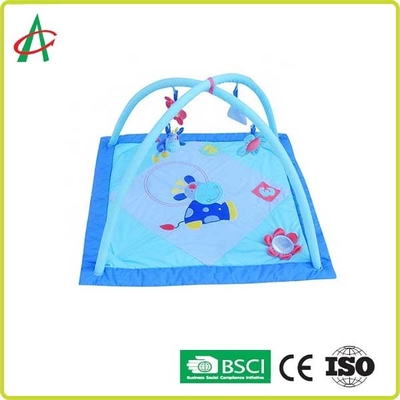 100% Polyester Washable Portable Baby Activity Play Gym Mat Infant Toddlers