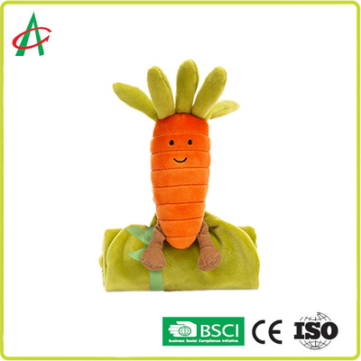 Male And Female Baby Carrot Comfort Blanket Plush Soft Saliva Towel Toy