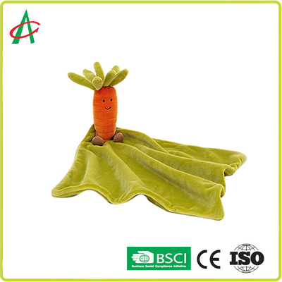 Male And Female Baby Carrot Comfort Blanket Plush Soft Saliva Towel Toy