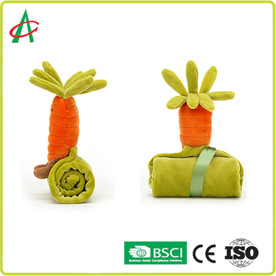 Male And Female Baby Carrot Comfort Blanket Plush Soft Saliva Towel Toy