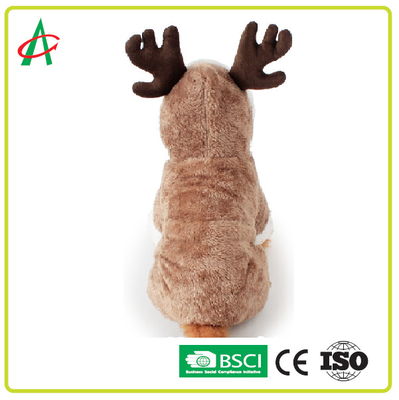 BSCI Christmas Theme Plush Pet Clothes With Snap Fastener
