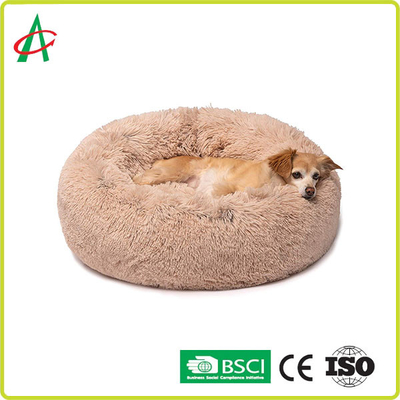 REACH Diameter 20 24 32 40 46&quot; Super Soft Plush Dog Bed