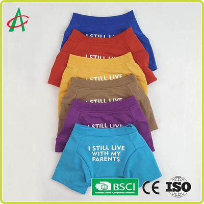 ODM Full Handcraft Sewing Cotton Pet T Shirt With Printed Names
