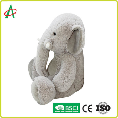 30cm Grey Cuddly Stuffed Elephant Plush Toy OEM Acceptable