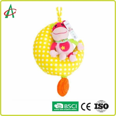 EN71 No Irritation Hanging Moon And Star Baby Plush Toys