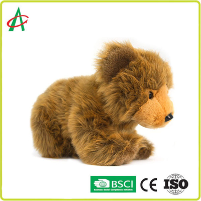 No Phthalates Cute Style Realistic Brown Baby Grizzly Bear Stuffed Toy