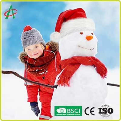 Anti Allergic Unisex Children Red Velvet Christmas Hats