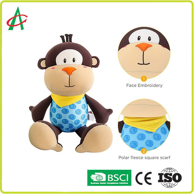 Kids Adorkable gift Cute Polystyrene Beads Filling Monkey Stuffed Toy
