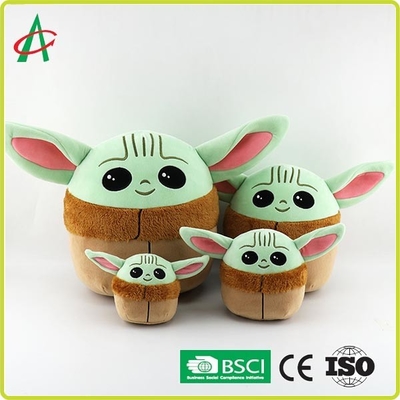 10 13 20 26cm Height PP Cotton Stuffing Yoda Plush Toy For Kids