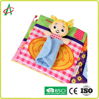 BSCI Polyester 9 Sensory Items Activity Books For Infants