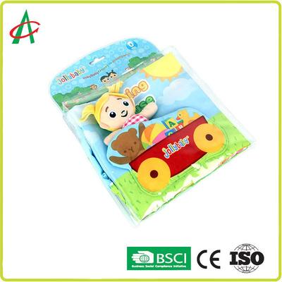 BSCI Polyester 9 Sensory Items Activity Books For Infants