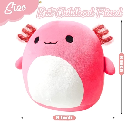Angelber Nontoxic 20.4cm Soft Down Cotton Axolotl Plush Pillow