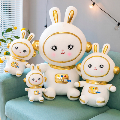 AZO Free Nontoxic Cuddly Space Rabbit Plush Toy